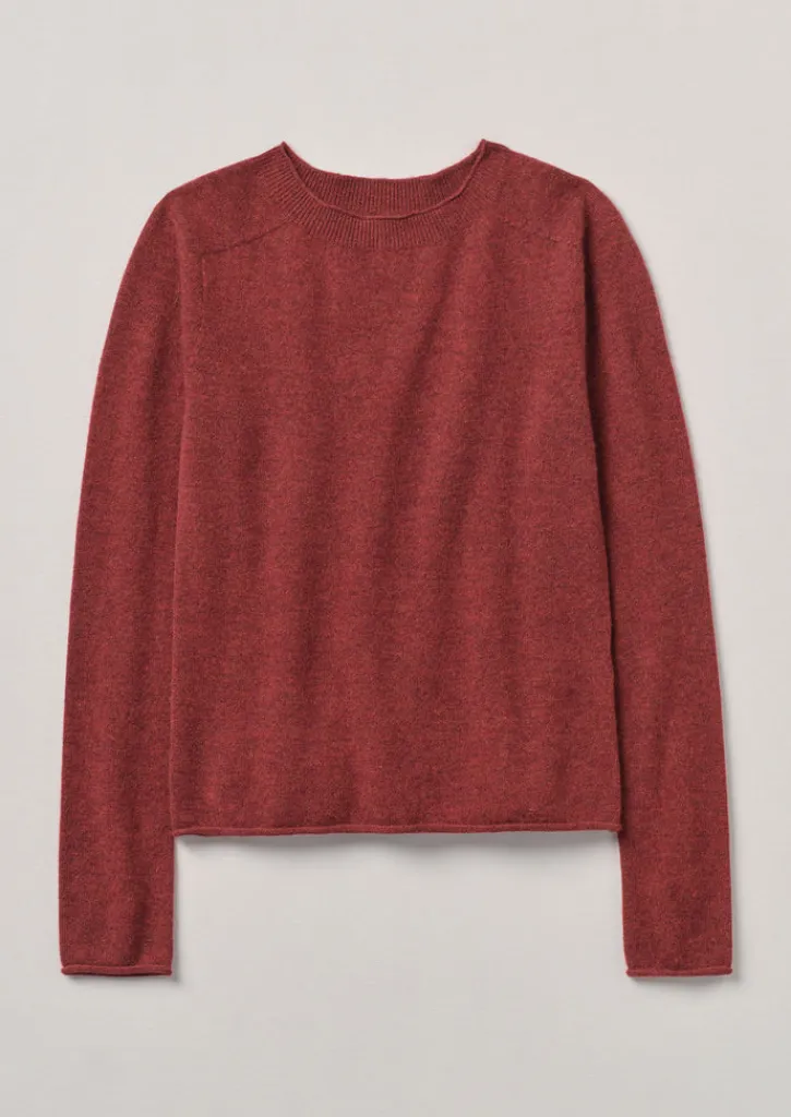 TOAST Wool Cashmere Neat Sweater-Women Knitwear