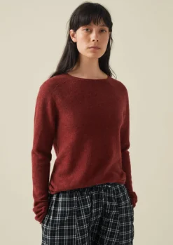 TOAST Wool Cashmere Neat Sweater-Women Knitwear