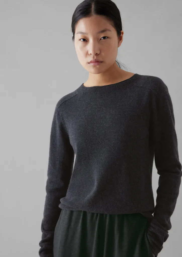 TOAST Wool Cashmere Neat Sweater-Women Loungewear|Knitwear