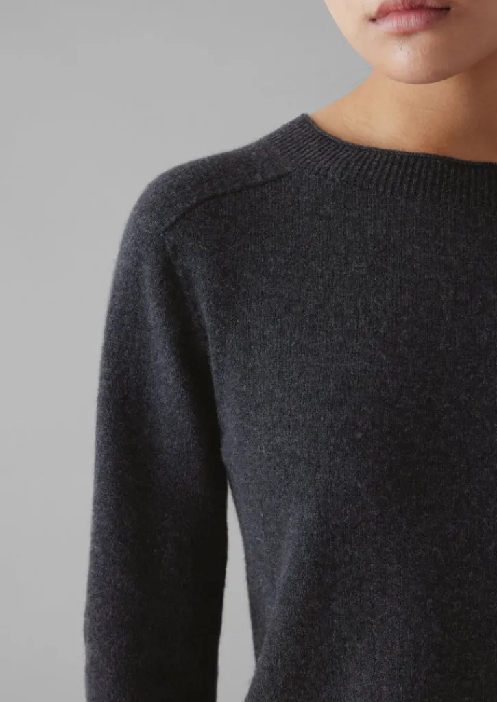 TOAST Wool Cashmere Neat Sweater-Women Loungewear|Knitwear