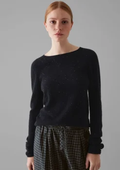 TOAST Wool Cashmere Neat Sweater-Women Cashmere|Loungewear