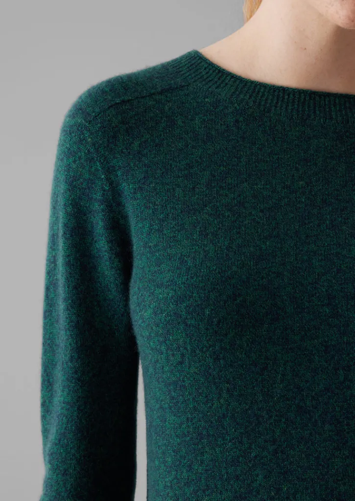TOAST Wool Cashmere Neat Sweater-Women Cashmere|Loungewear