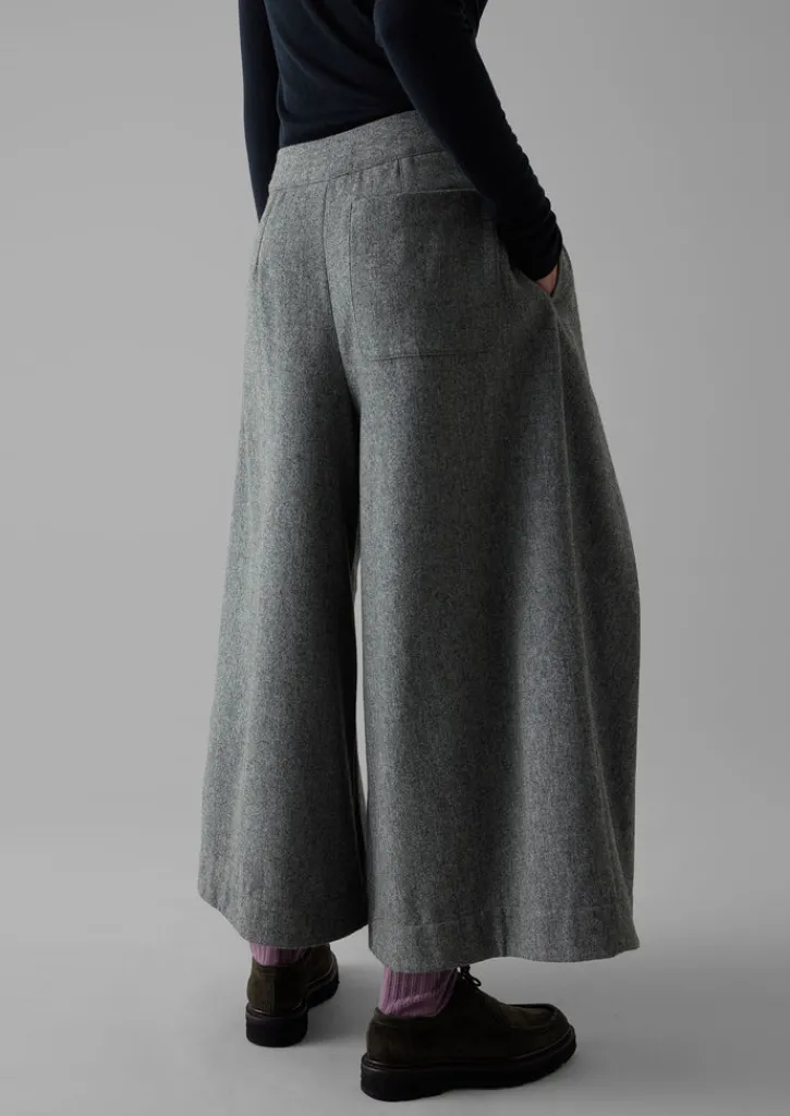 TOAST Wool Flannel Tie Front Culottes-Women Skirts|Trousers