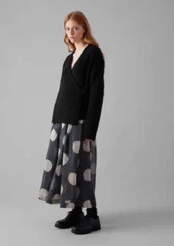 TOAST Wool Knitted Wrap Jacket-Women Jersey|Loungewear
