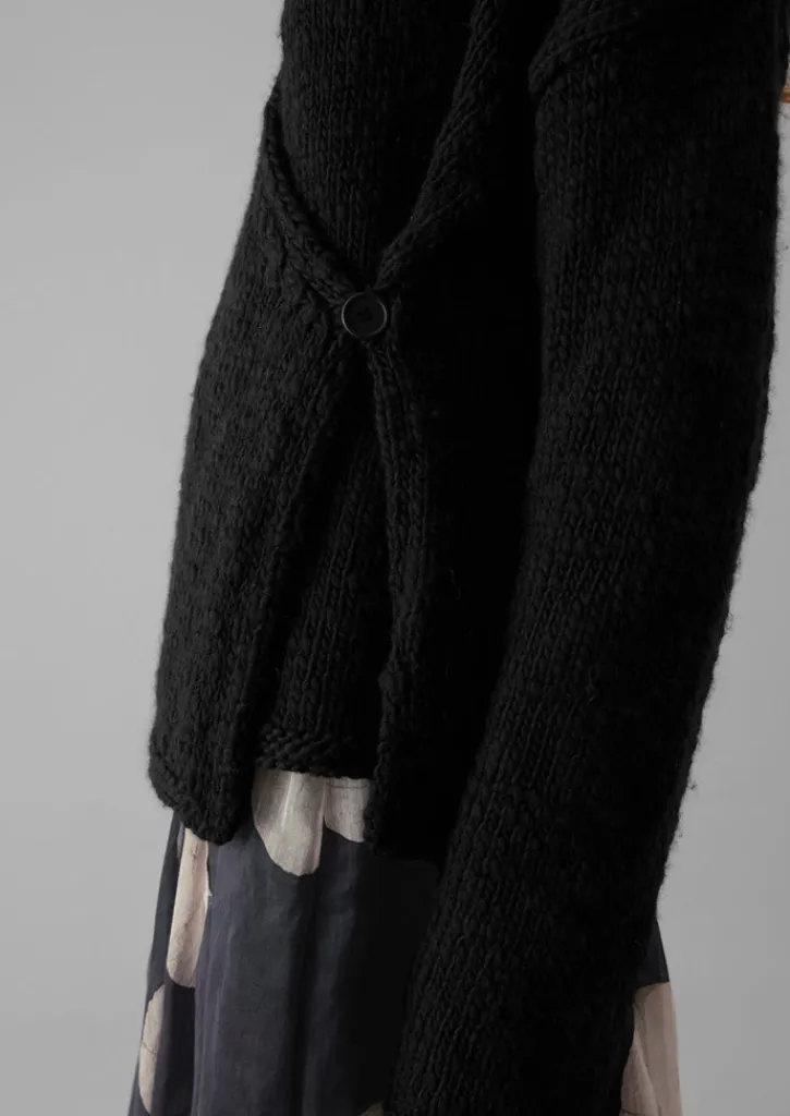 TOAST Wool Knitted Wrap Jacket-Women Jersey|Loungewear