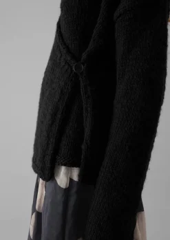 TOAST Wool Knitted Wrap Jacket-Women Jersey|Loungewear