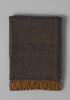 TOAST Zig Zag Wool Blanket- Textiles|Blankets & Throws